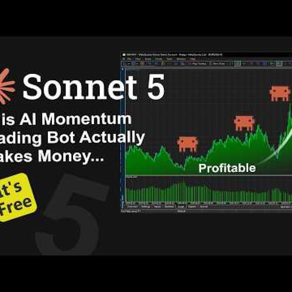 🟧FREE! | Claude Sonnet 5 Built a Profitable Trading Bot – A Simple Momentum Trading Strategy💸💸💸