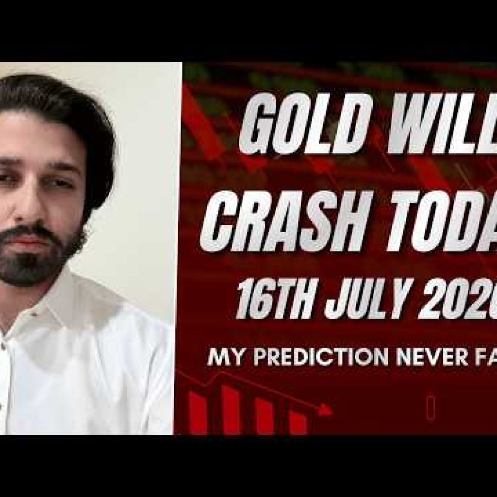 My Prediction: GOLD will Crash Hard Today! 16th July 2026