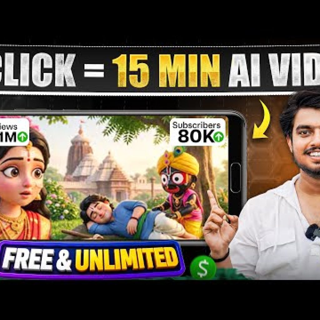 Long AI Video Kaise Banaye (15 Min) Using Just 1 Prompt🔥|| Ai Automation 2026