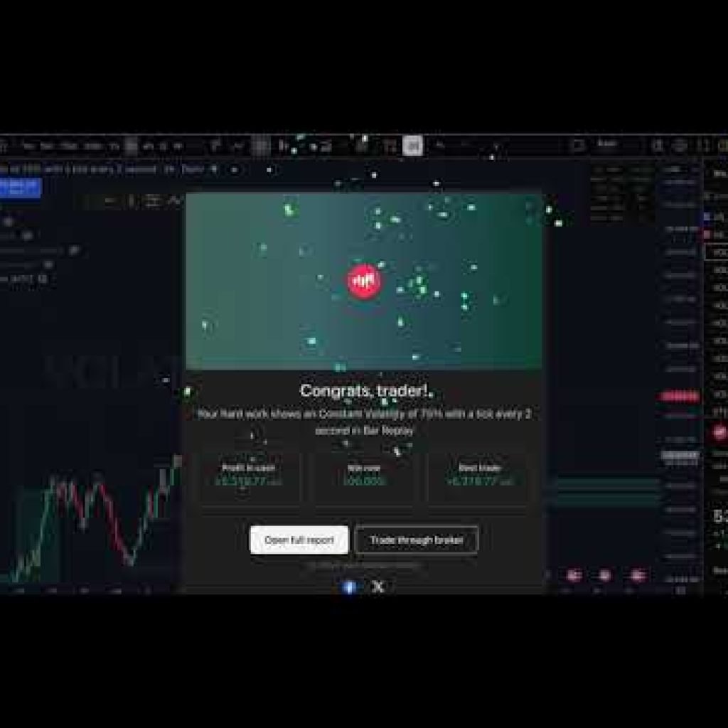 SynthAlgo – Taking Every Trade Our Trading View Deriv v75 indicator give us for 1 month