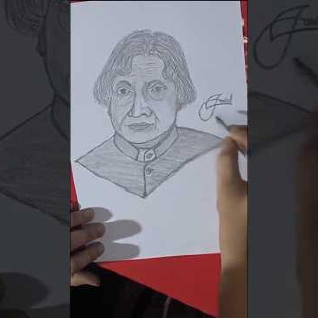 Dr APJ abdul kalam drawing #apj_abdul_kalam #art #artist #drawing #shorts ##sketch