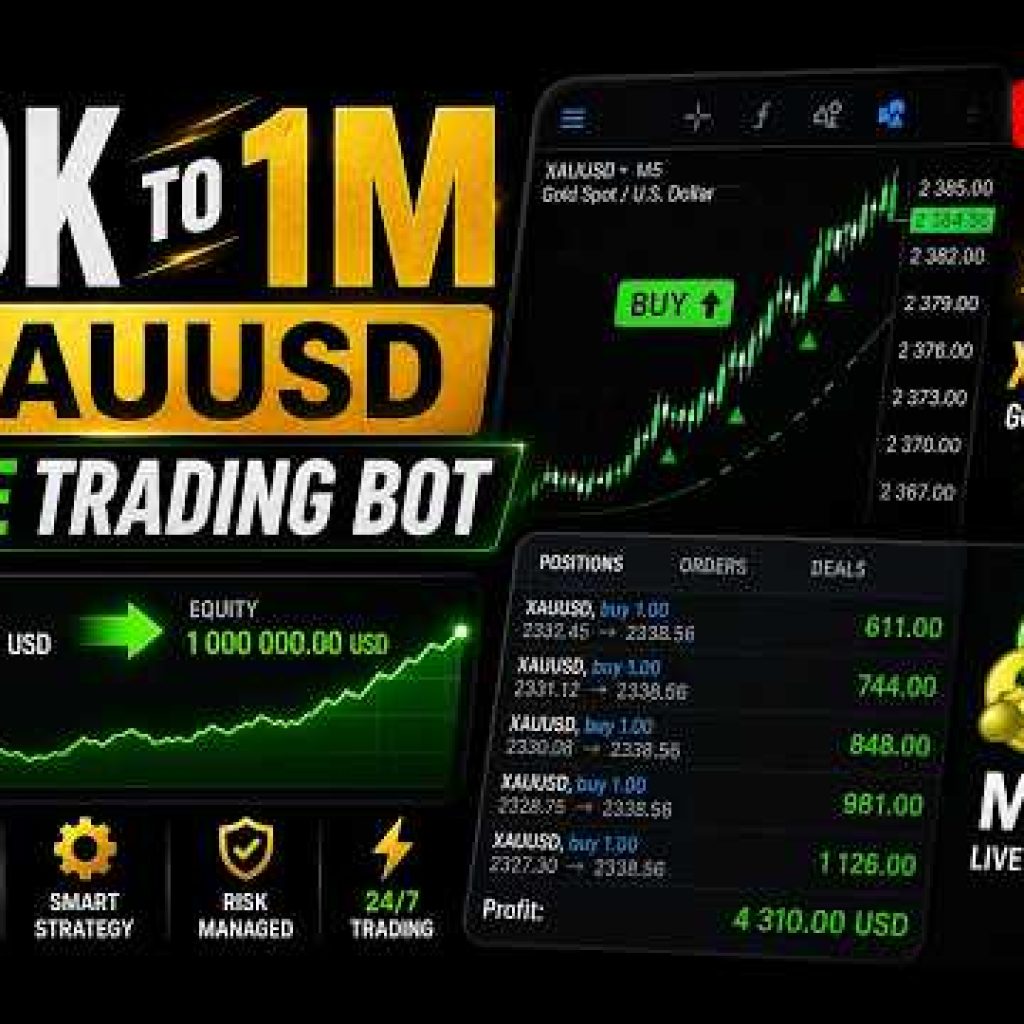 10k to 1M | live trading | gold | xauusd