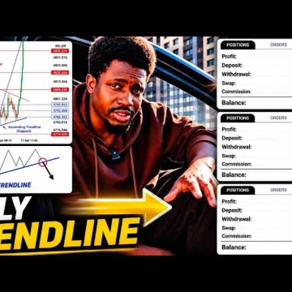 I Traded GOLD Live Using This Trendline Strategy