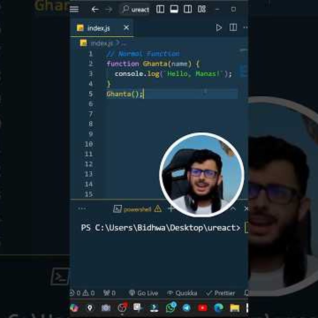 All Types of Functions in JavaScript Part-1 | #javascript #shorts #school4u