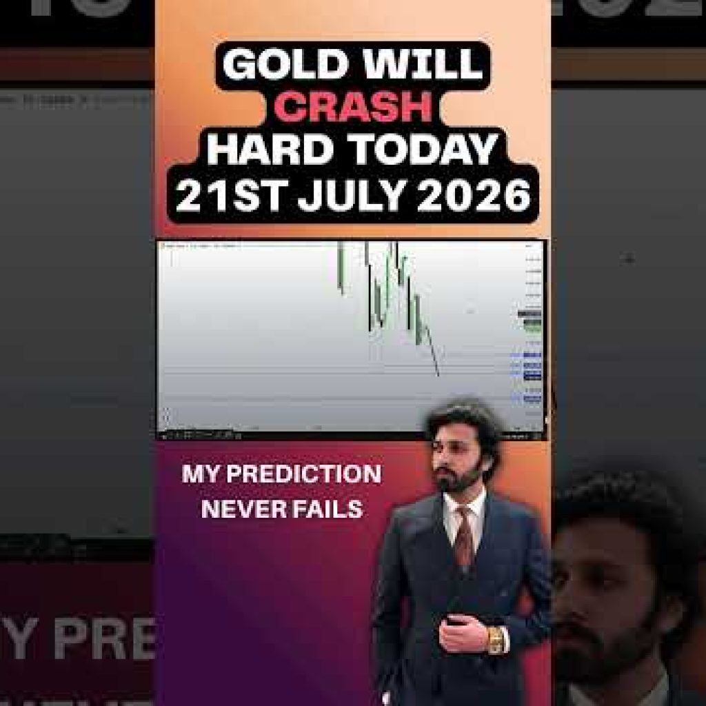 GOLD WILL CRASH hard TODAY 21st JULY 2026#SmartMoneyConcepts #ICTTrading #SMCTrader #PriceAction