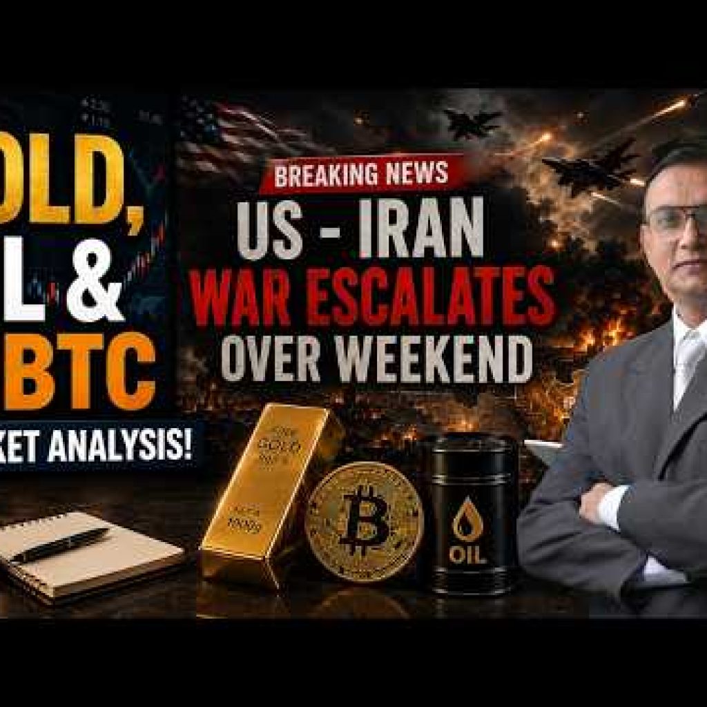 Gold, Oil & Bitcoin React to US-Iran War Escalation | Market Analysis