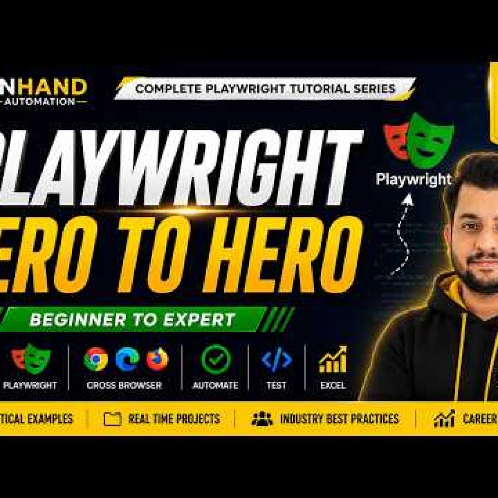 Episode 1 | Playwright tutorial for Beginners | Course roadmap (2026)