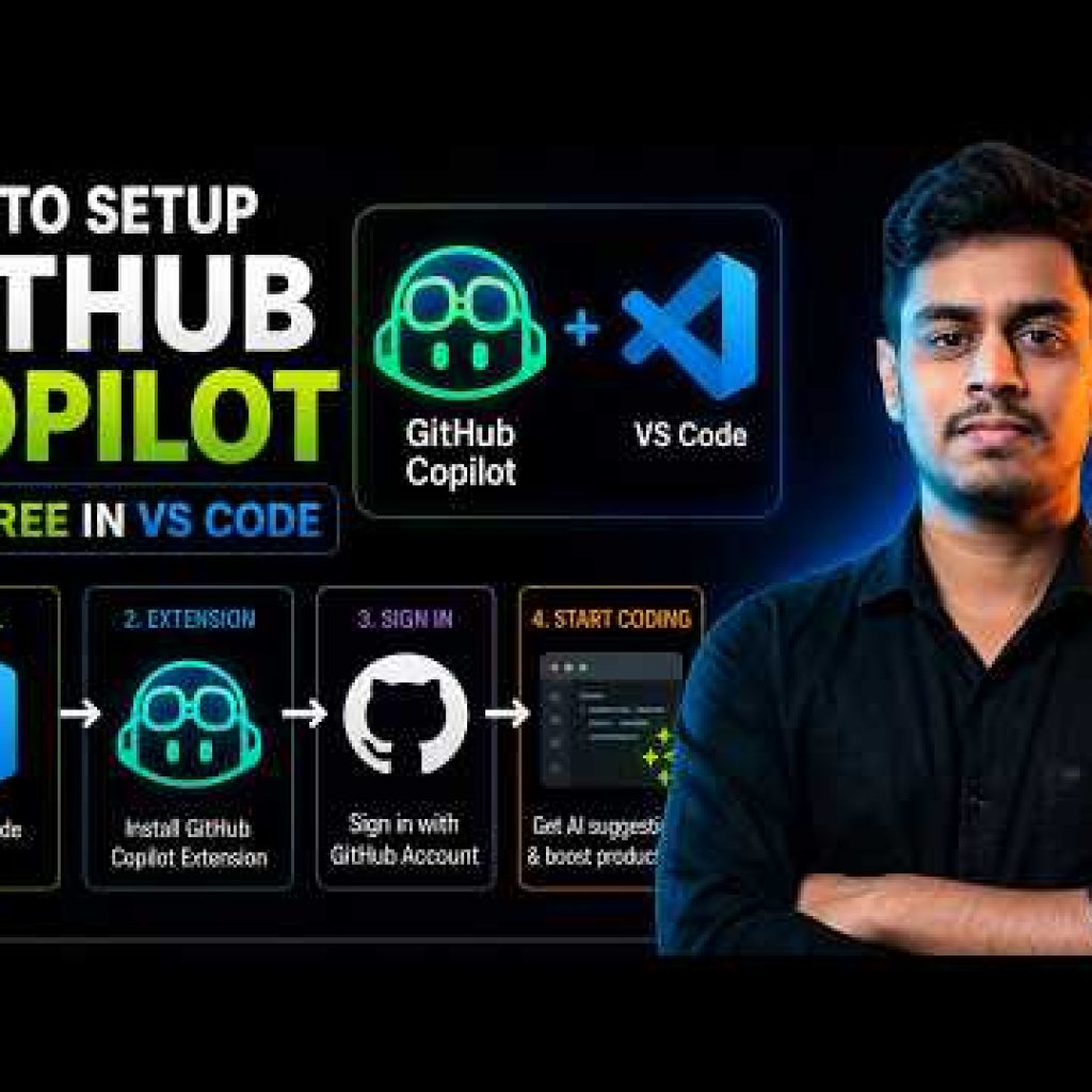5.6 How to Setup GitHub Copilot for Free in VS Code | DevOps