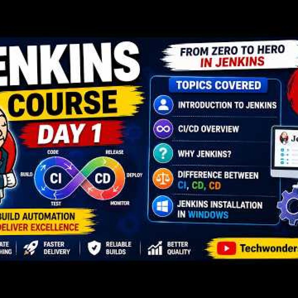 Jenkins Complete Course | Day 1 | CI/CD Explained & Jenkins Installation | Beginner to Advanced
