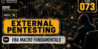 Class 73 | VBA Macro Fundamentals | Free Ethical Hacking Course (Hindi)