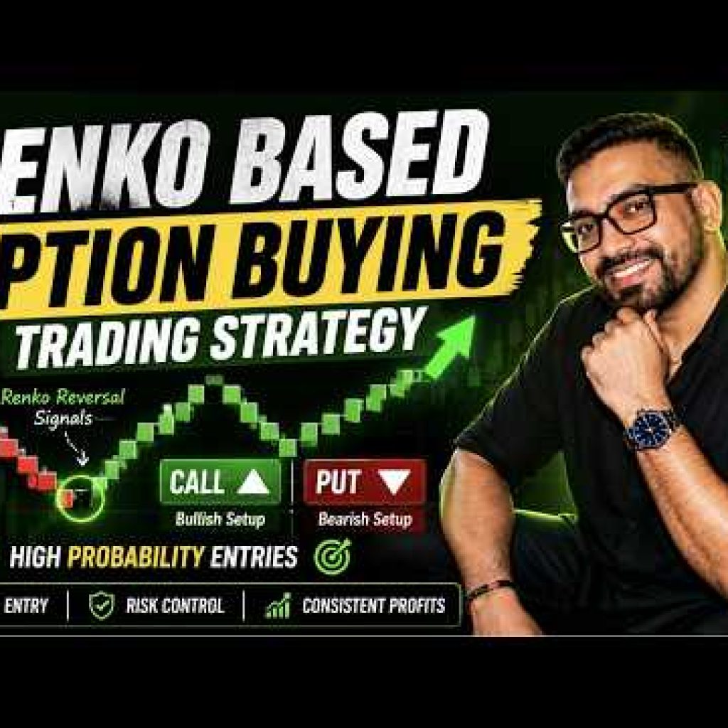 Renko based Option Buying trading strategy | Beginners can learn easily | Simple and Powerful
