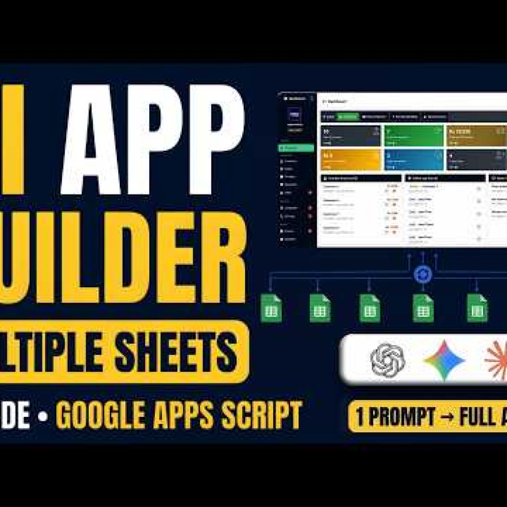 Build a Full ERP System From Google Sheets in Minutes (No Code AI App Builder)