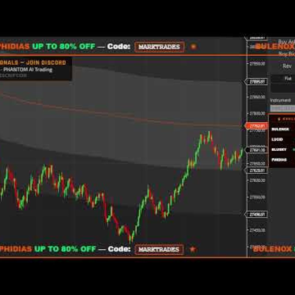 LIVE: AI Trading Bot Scalps MNQ Futures in Real-Time | PHANTOM & Claude AI