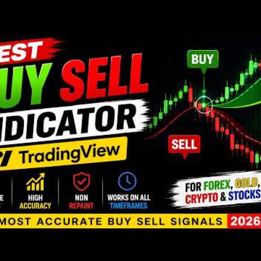 Best Buy Sell Indicator TradingView | Most Accurate Buy Sell Signals for Forex, Gold & Crypto (2026)