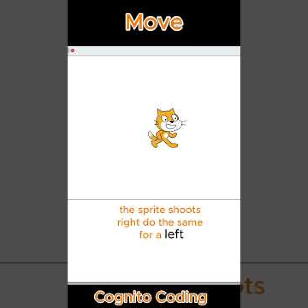 Scratch 3: Move Blocks Make Sprites Move #scratch #coding #shorts