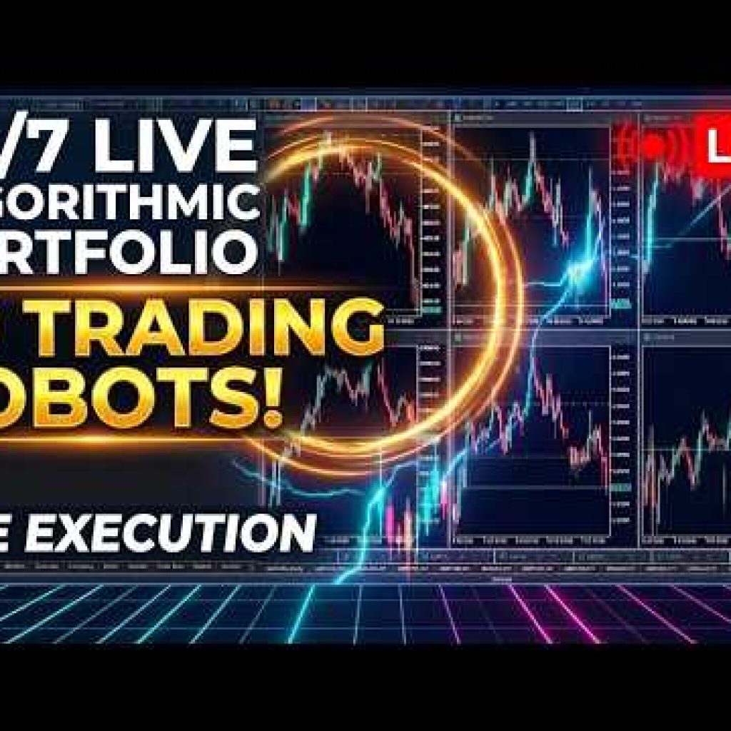 🔴 24/7 Live Algorithmic Trading • 29 Robots Executing Live Portfolio (Gold, Indices, Forex)