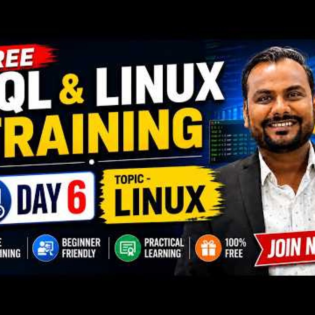 Day 6 | Linux Training | FREE SQL & Linux Training