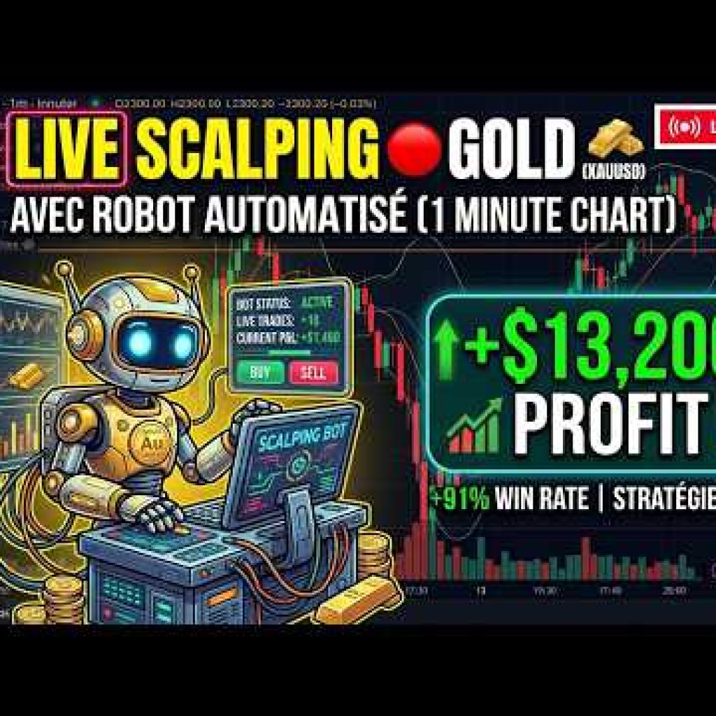๐ด LIVE: 5-Min GOLD XAUUSD Scalping | 100% Automated Trading Robot