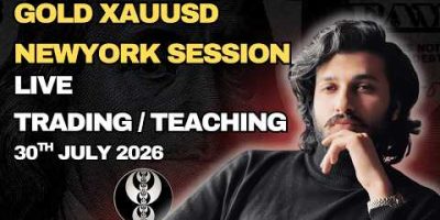 GOLD Live Trading & Teaching Newyork Session | ICT SMC – 30th July 2026