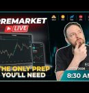 π΄LIVE: Premarket Setup β The Only Prep You’ll Need Before the Open | Stocks, Gold, Bitcoin
