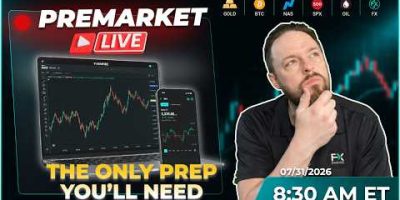 🔴LIVE: Premarket Setup — The Only Prep You’ll Need Before the Open | Stocks, Gold, Bitcoin