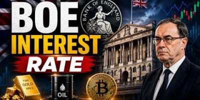 Bank of England Interest Rate Decision | Gold, Oil & BTC Analysis