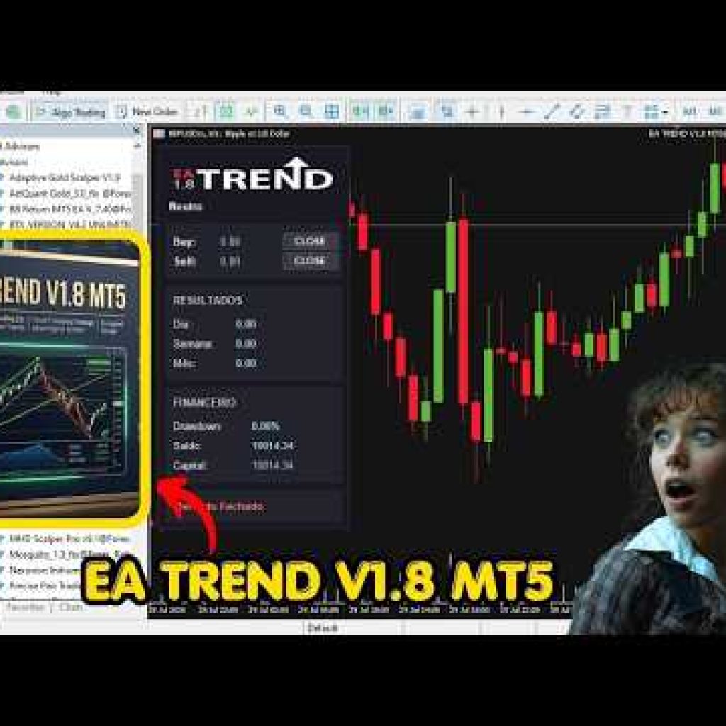 👑 EA TREND V1.8 | Smart MT5 Trend-Following Trading Bot