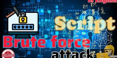 Brute force attack script in english