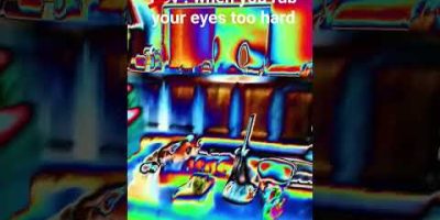 when you rub your eyes too much.
