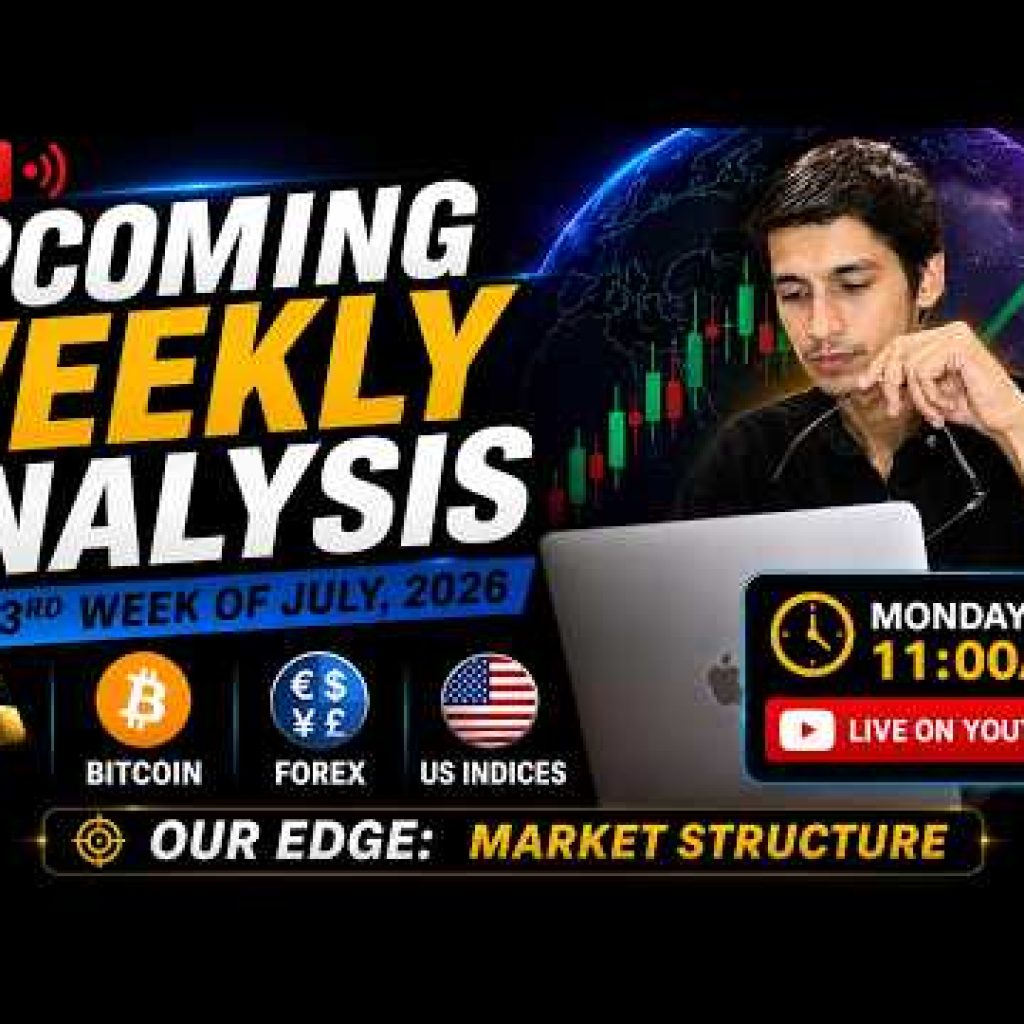 LIVE UPCOMING WEEKLY ANALYSIS || GOLD, FOREX, CRYPTO, US INDICES || 3rd WEEK OF JULY