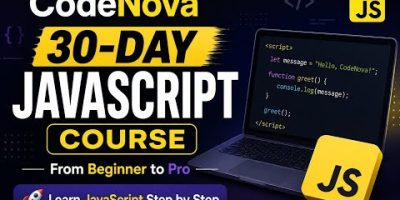 🚀 JavaScript Tutorial for Beginners | Day 1 Welcome to CodeNova!💙