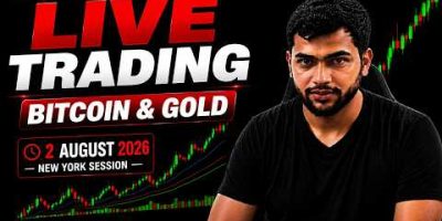 🔴 BTC & Gold LIVE | Price Action, Liquidity Sweep & Order Block | 02 August 2026