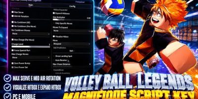 Volleyball Legends Script – MAX SERVE, BALL PREDICTION, EXPAND HITBOXES & MAX CHARGE (PC/MOBILE)