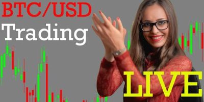 Live Bitcoin (BTCUSD) Trading & Technical Analysis – My Cryptocurrency Trading Strategy