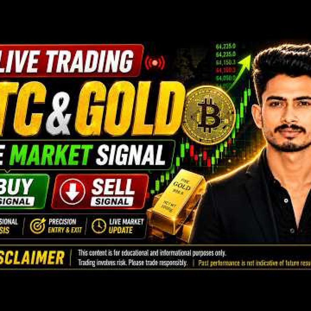 🔴 LIVE TRADING BTC & GOLD Today’s Big Move 🎯 Secret Buy/Sell Indicator 🚀#livetrading #btc #gold