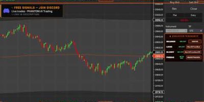 LIVE: AI Trading Bot Scalps MNQ Futures in Real-Time | PHANTOM & Claude AI