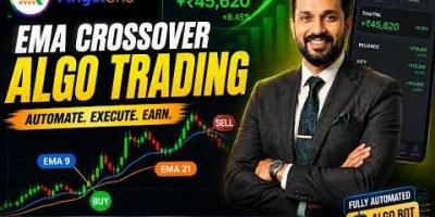Build an EMA Crossover Algo Trading Bot for Angel One | Python Full Stack Project ๐ โญ
