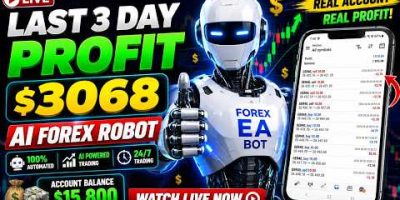 AI Forex EA Bot | Last 3 Days Profit $3,068 | Real MT5 Trading Results #ForexRobot #ForexTrading