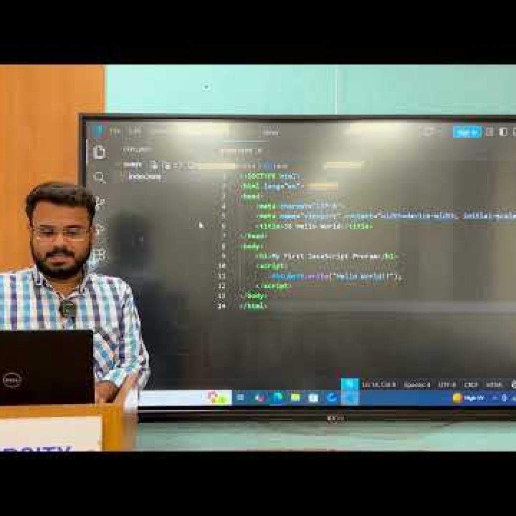 1.1_JavaScript Tutorial Understanding the script Tag and document.write Method (1)
