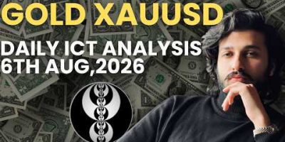 ICT GOLD XAUUSD Market Analysis, NFP Thursday 6th Aug 2026