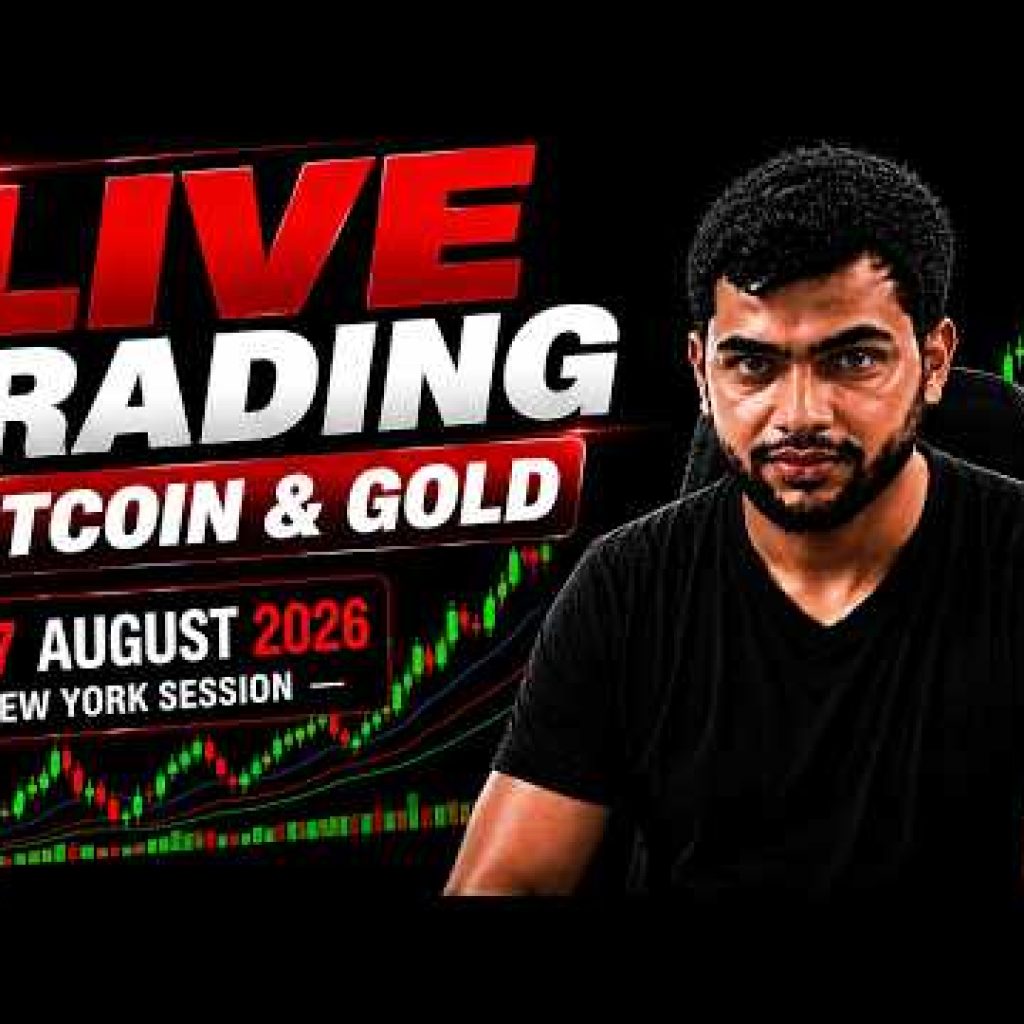 🔴 LIVE Bitcoin & Gold Trading | BTC/USD & XAU/USD Live Analysis | 07 August 2026