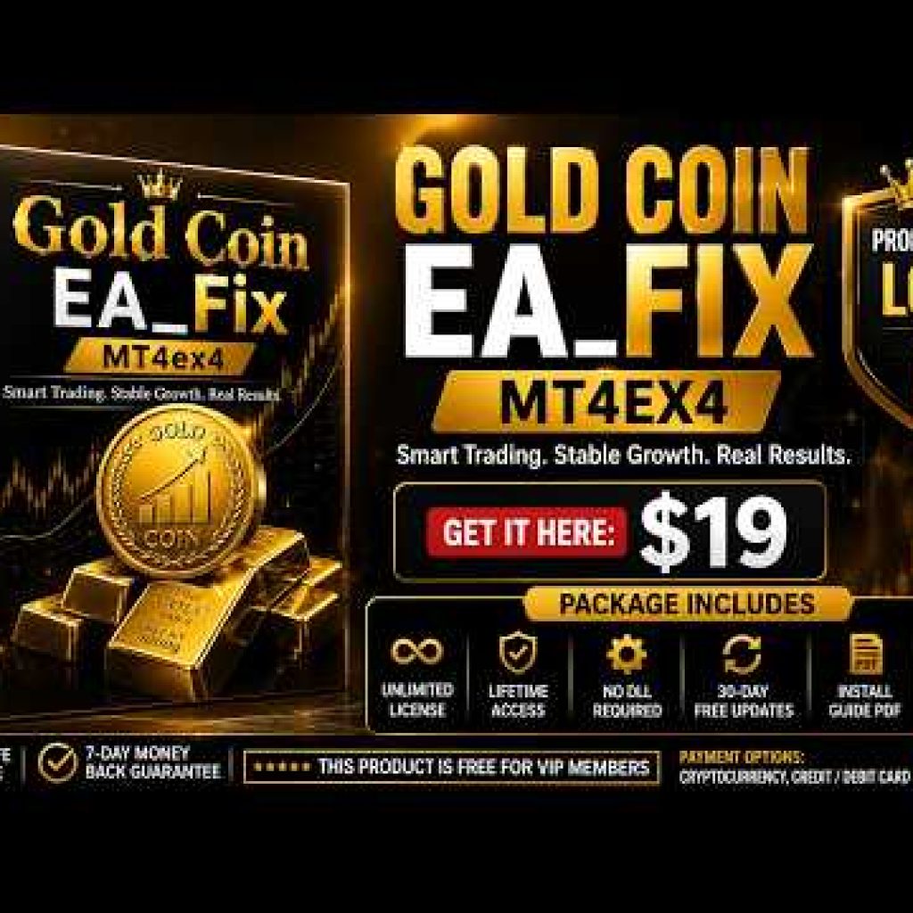 Gold Coin EA MT4 | High Accuracy Gold Auto Trading Robot for Professional Traders