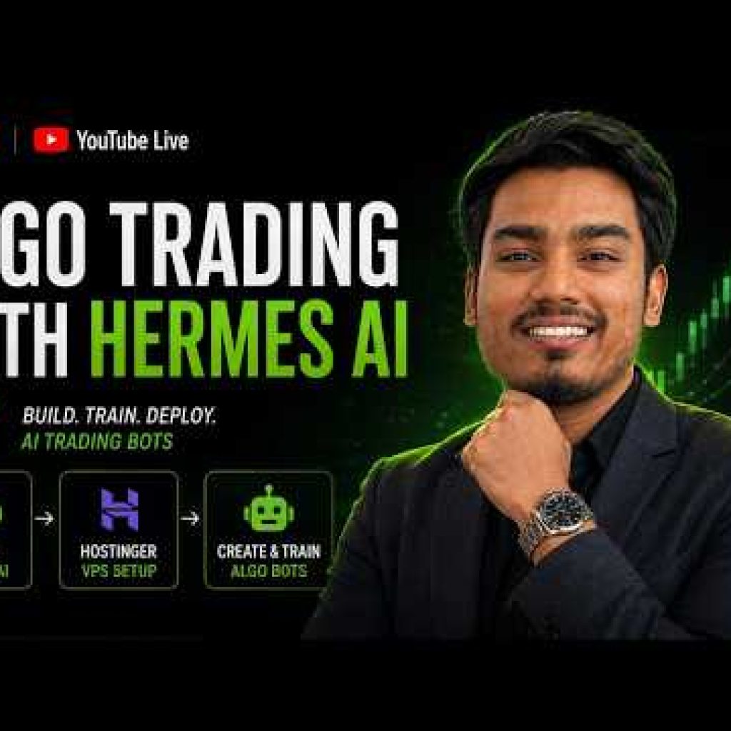 Build AI Algo Trading Bots with Hermes AI 🚀 | Install on Hostinger VPS + Train Your Own Agent