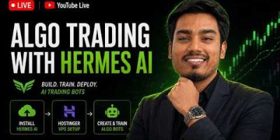 Build AI Algo Trading Bots with Hermes AI 🚀 | Install on Hostinger VPS + Train Your Own Agent