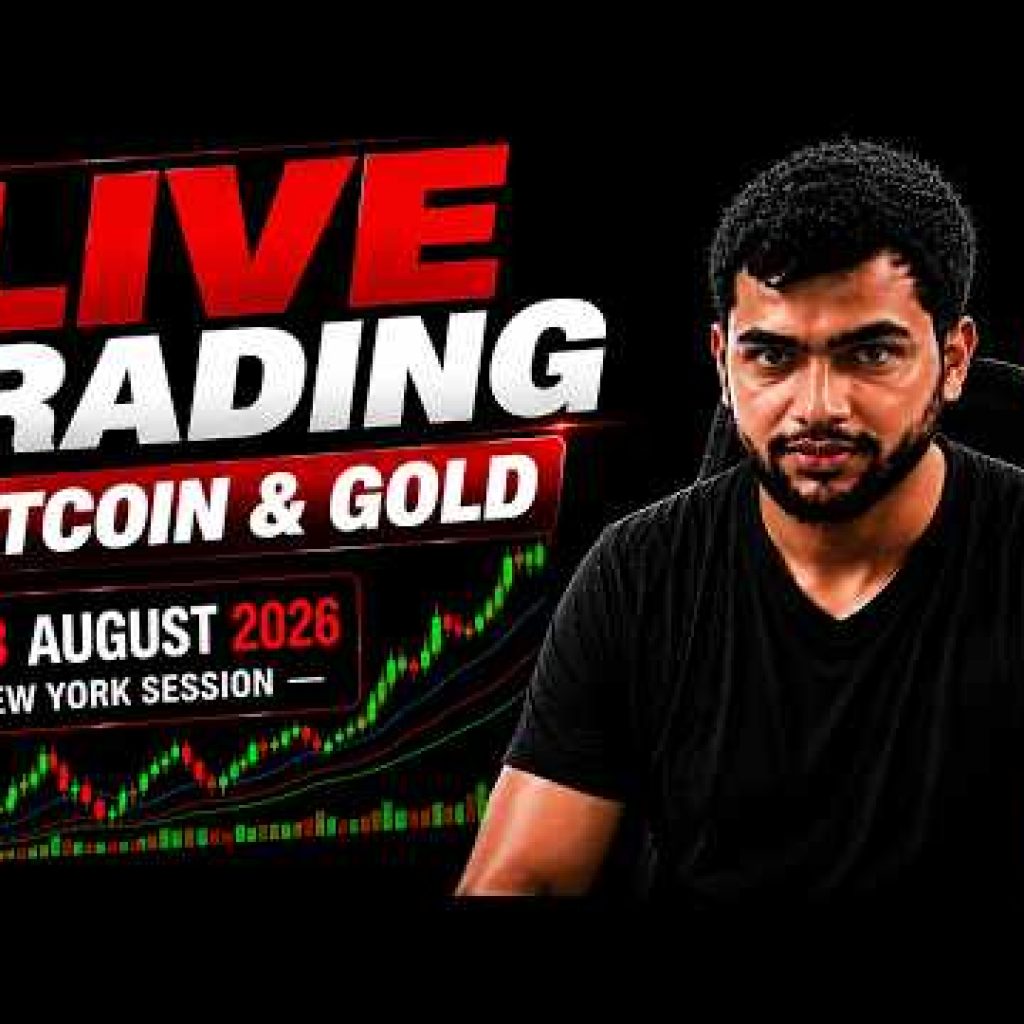 🔴 BTC & Gold LIVE | Price Action, Liquidity Sweep & Order Block | 08 August 2026