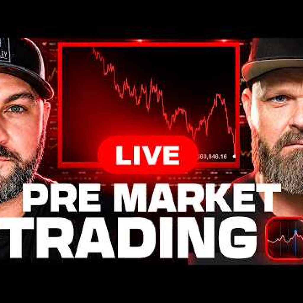 PRE MARKET TRADING Before US Market Open | Bitcoin, NASDAQ, Gold & Oil