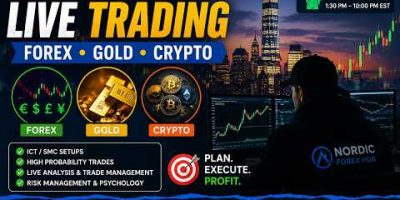 π΄ LIVE New York Session Trading | Forex, Gold & Crypto | ICT/SMC Live Analysis – 07 August 2026