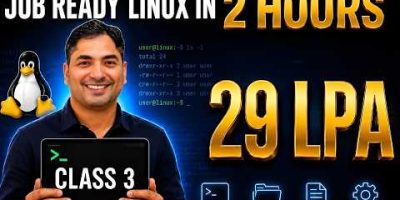 Learn Linux in 2 Hours | DevOps Interview Secrets for 29+ LPA Jobs | Class 3