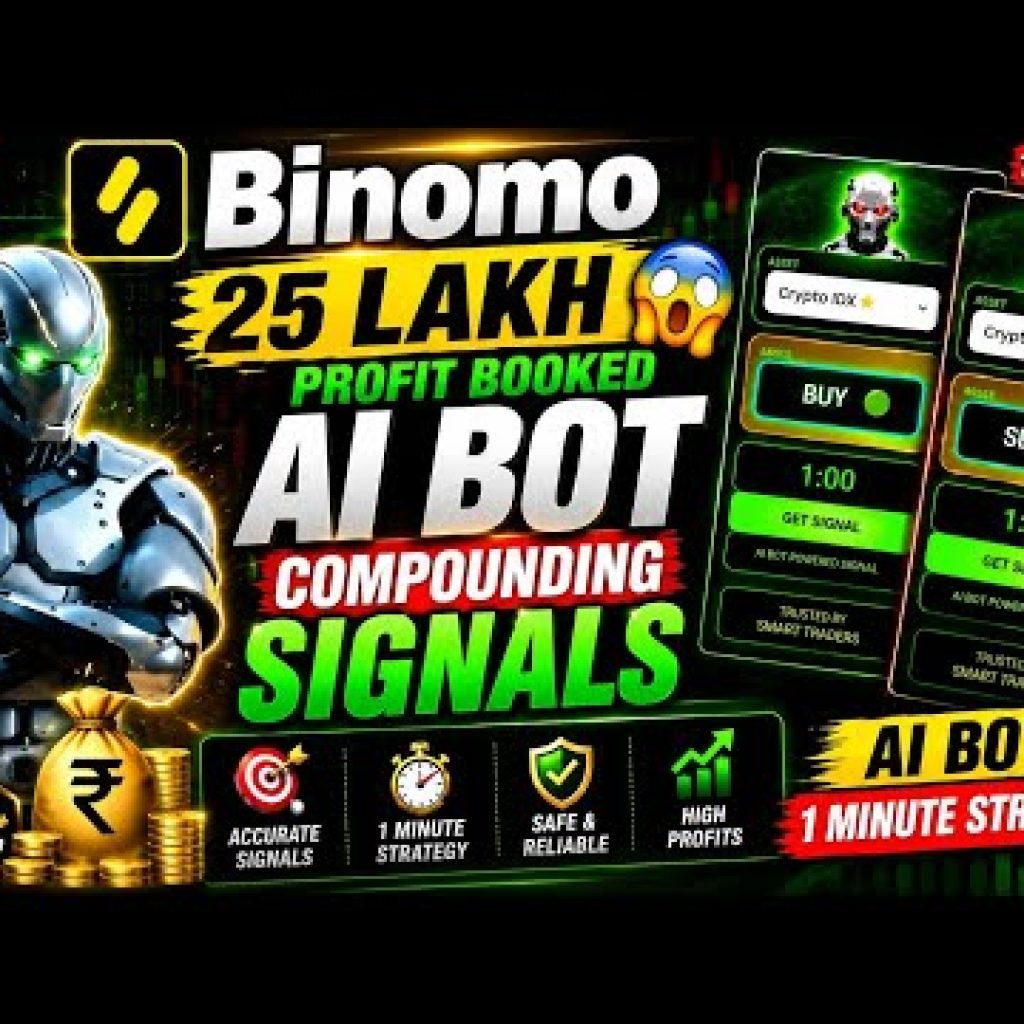 Free🤑Binomo Ai Bot 2026 | 1 minute Compounding Signals Robot | Ai Bot ForTrading#binomo#robottrading