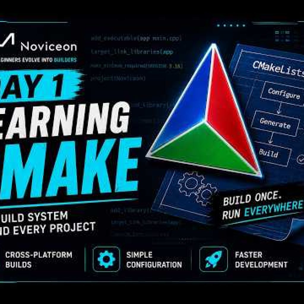 I’m Learning CMake From Scratch — Day 1 of My C++ Journey